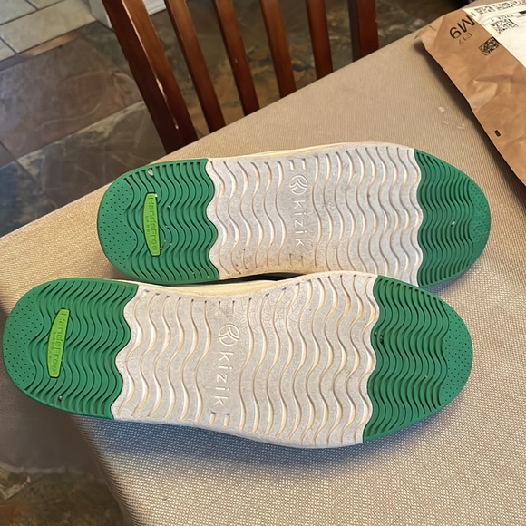 KIZIK - size 12 white green / Stan Smith style - Picture 2 of 4